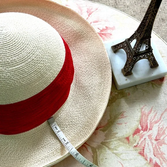 ABIGAIL ALDRIDGE designer straw hat ~ NYC